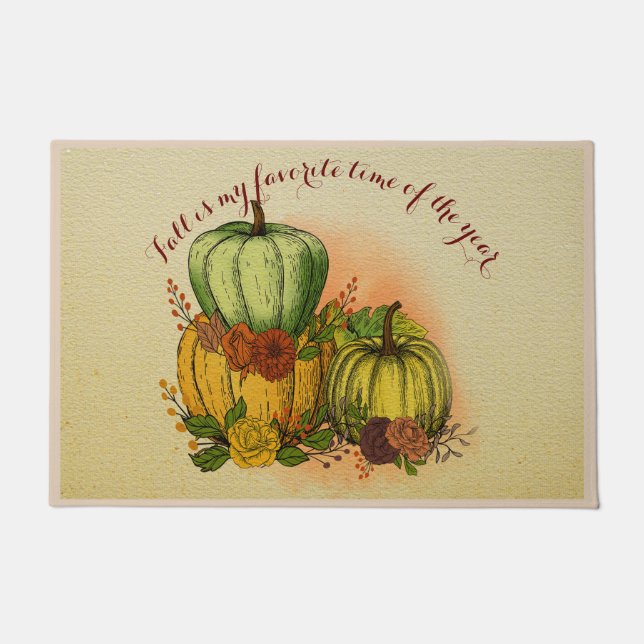 Fall is my favourite time of the year  doormat (Front)