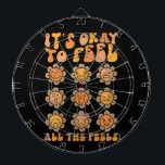 Fall Its Okay To Feel All The Feels Mental Health Dartboard<br><div class="desc">Fall Its Okay To Feel All The Feels Mental Health</div>