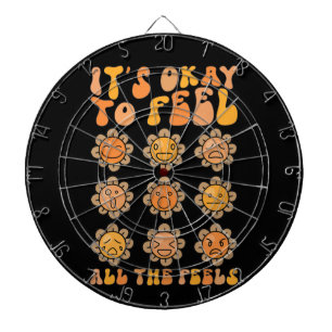 Fall Its Okay To Feel All The Feels Mental Health Dartboard