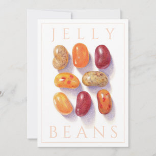 FALL JELLY BEANS 5x7 Flat Card