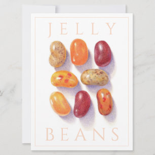 FALL JELLY BEANS 6.5x8.75 Flat Card