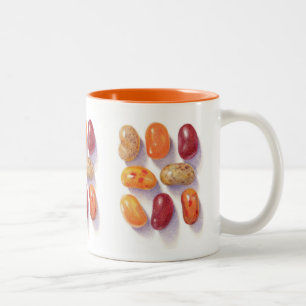 FALL JELLY BEANS Orange Two-Tone Mug