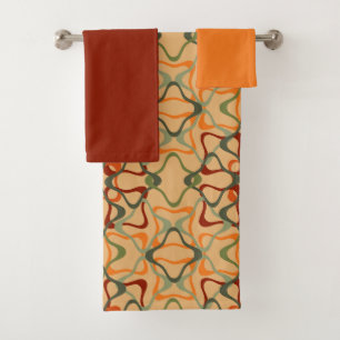 Fall Kaleidoscope Bath Towel Set