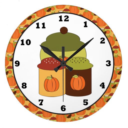 Image of Fall Kitchen Wall Clock
