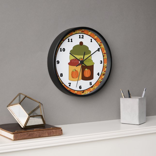 Fall Kitchen Wall Clock (Office)