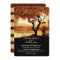 Fall Lake View Tree Wedding Invitation
