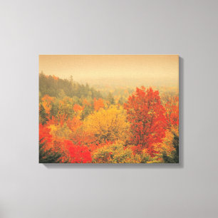 Fall landscape, New Hampshire, USA Canvas Print