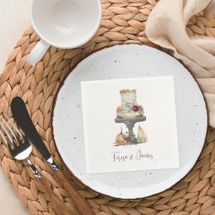 Fall Layer Cake Personalised Napkin