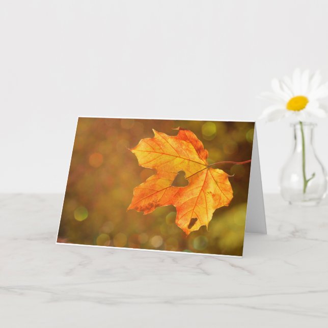 Fall Leaf Card (Small Plant)
