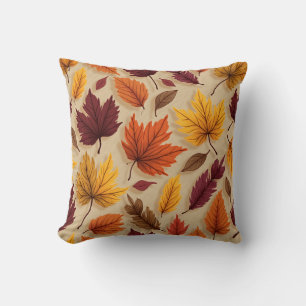 fall leaf cushion