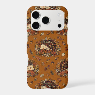 Fall Leaf Hedgehog Phone Case