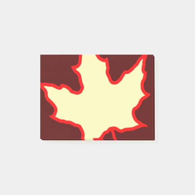 Fall Leaf Post-it Notes (Front)