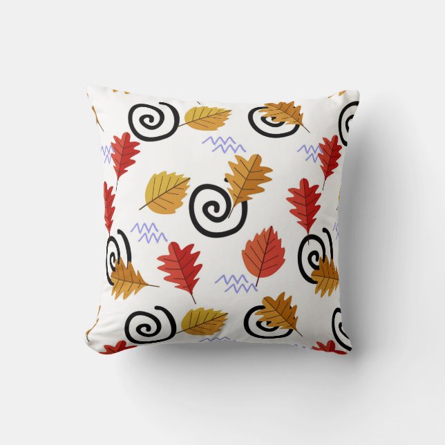 Fall Leave  Cushion (Front)