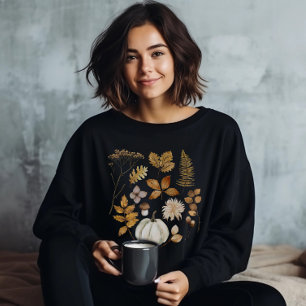 Fall Leaves and Pumpkin  Sweatshirt