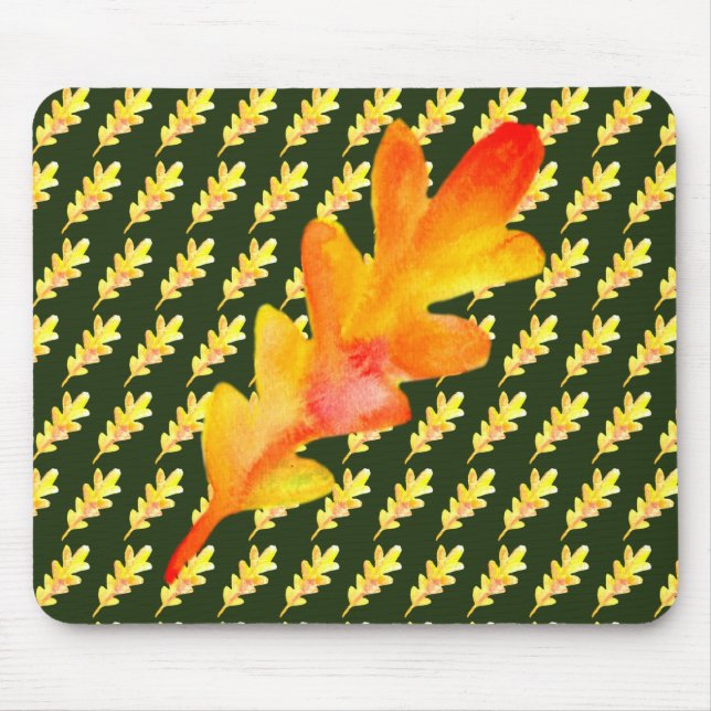 Fall Leaves Art Mouse Mat (Front)