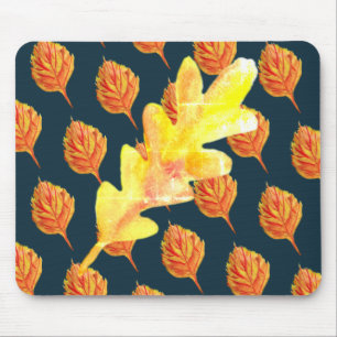Fall Leaves Art Mouse Mat