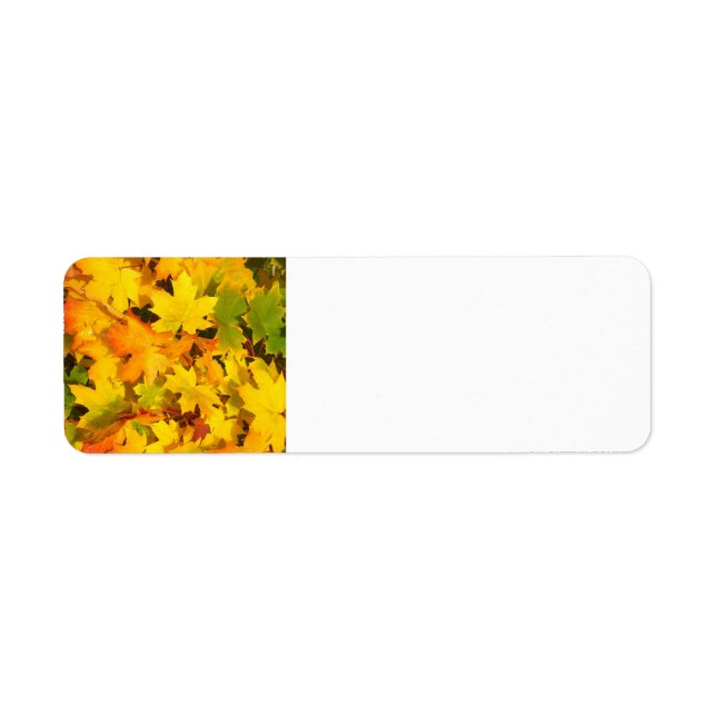 Fall Leaves Autumn Colours Leaf Design (Front)