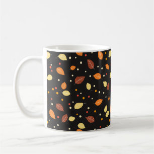 Fall Leaves Autumn Pattern Coffee Mug