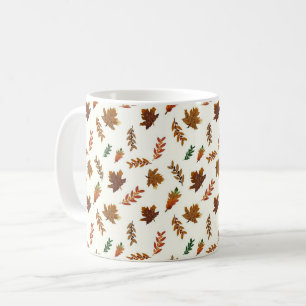 Fall Leaves, Autumn Print Coffee Mug