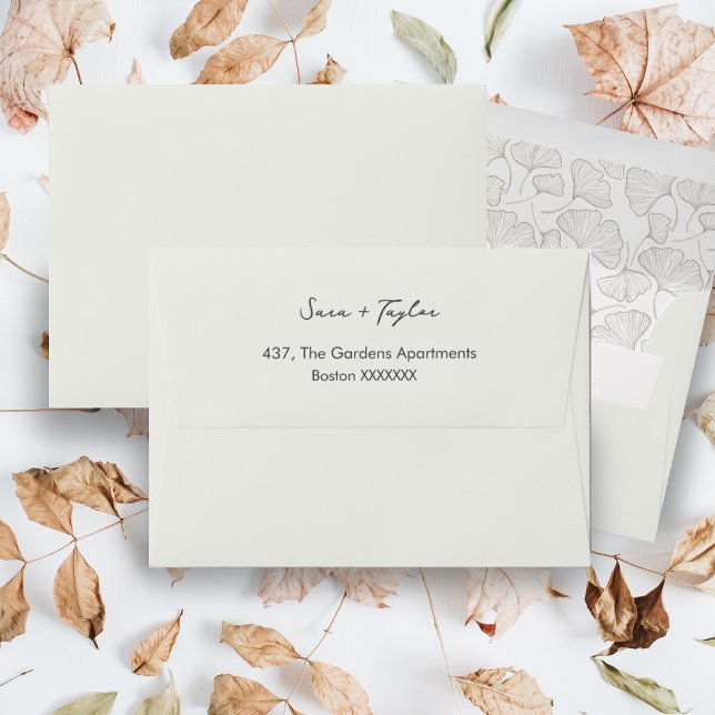 FALL LEAVES AUTUMN WEDDING ENVELOPE (Creator Uploaded)