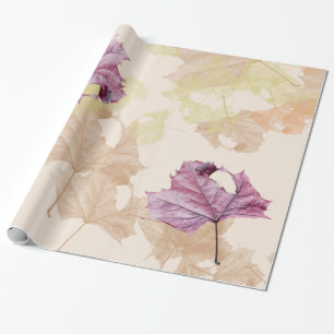 "fall leaves" Autumn WRAPPING PAPER