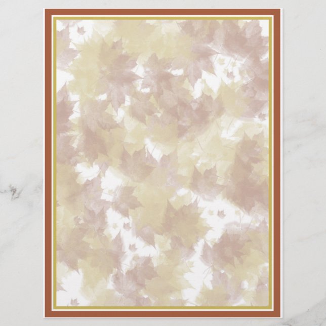 Fall Leaves Background Flyer (Front)