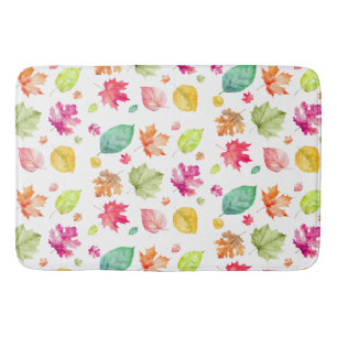 Fall Leaves  Bath Mat