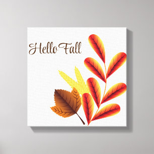 Fall Leaves Canvas Art