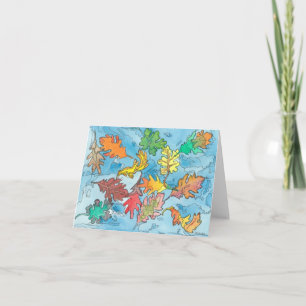 Fall Leaves Card
