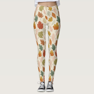Fall Leaves – Cosy Autumn Pattern Leggings