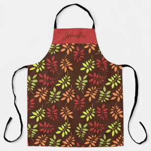 Fall Leaves Custom Kitchen Apron