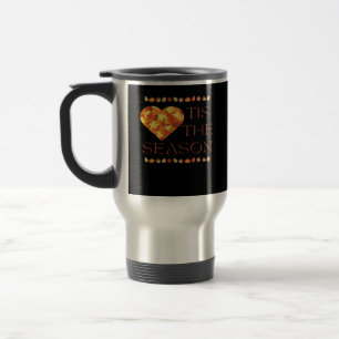 Fall Leaves Cute Autumn Graphic Thanksgiving Pumpk Travel Mug
