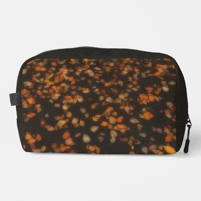 fall leaves  dopp kit (Front)