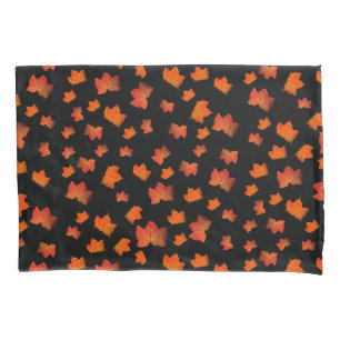 FALL LEAVES ELEGANT AUTUMN LEAF NATURE HALLOWEEN PILLOWCASE