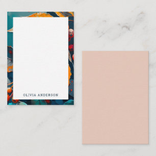 Fall leaves frame. Nature autumn bright foliage Card