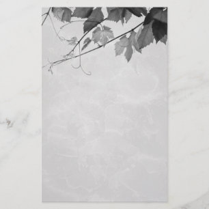 Fall Leaves Gothic Stationery