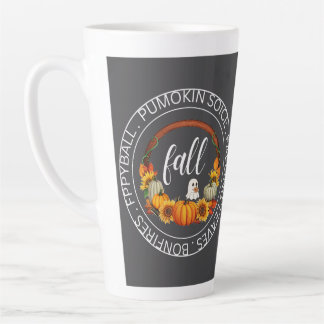 Fall Leaves Graphic: Autumn T-shirt Latte Mug