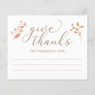 Fall Leaves I'm Thankful For Grateful Thanksgiving