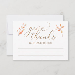 Fall Leaves I'm Thankful For Grateful Thanksgiving