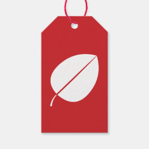 Fall Leaves in Cherry Gift Tag