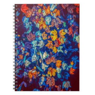 Fall Leaves in Negative Notebook