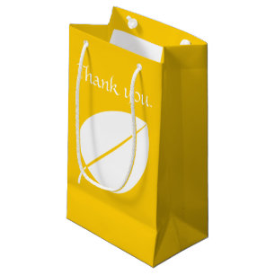 Fall Leaves in Yellow Gift Bag