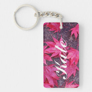 Fall Leaves Keychain