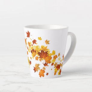 Fall Leaves Latte Mug
