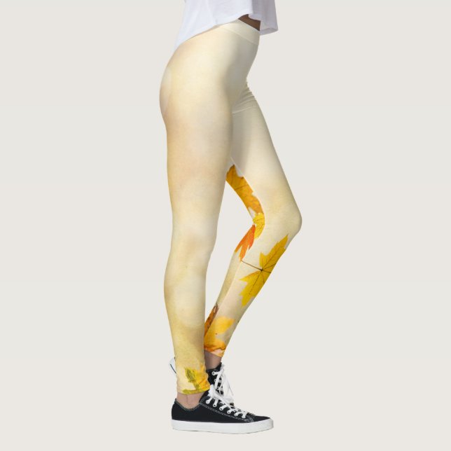 Fall Leaves Leggings (Right)