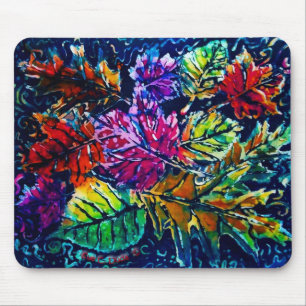 FALL LEAVES MOUSE MAT