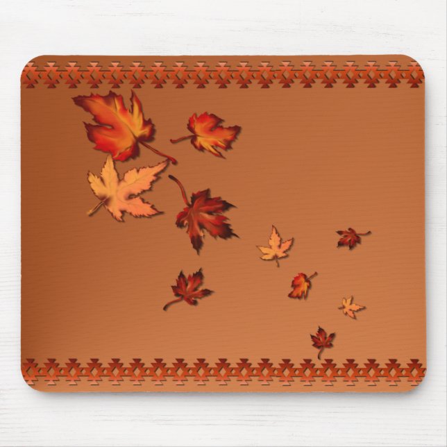 Fall Leaves Mousepad (Front)