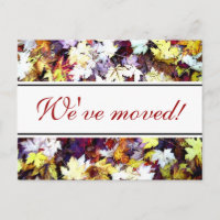 Fall leaves moving postcards | Autumn scene
