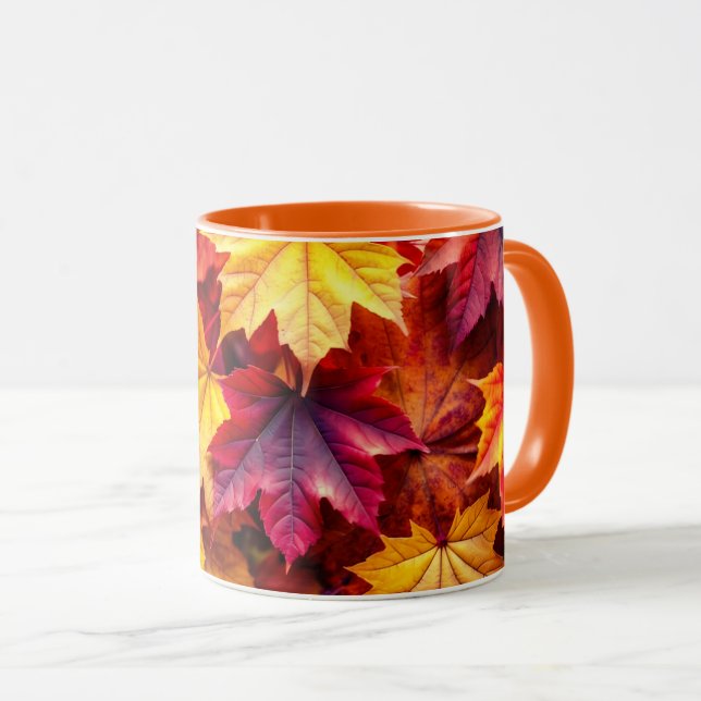 "Fall Leaves" Mug (Front Right)