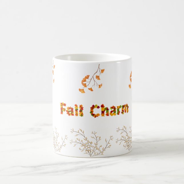 Fall leaves mug (Center)